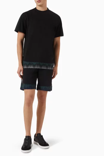 Zigzag T-shirt in Cotton