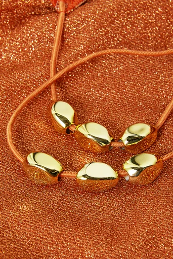 Glazed Lumiere Bead Swimsuit in Lurex