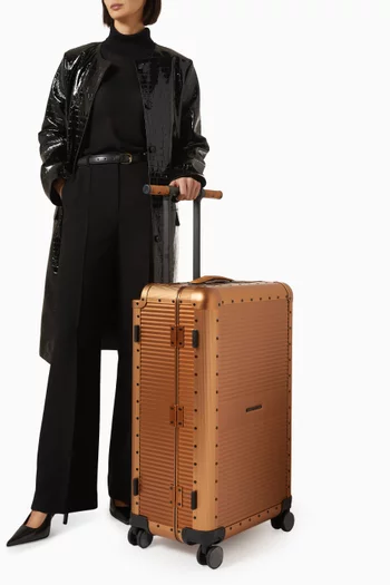 x RAWROW Ottomar Check-in Trolley in Anodized Aluminium