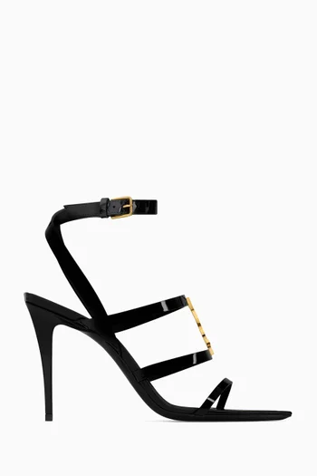 Cassandra 90 Sandals in Patent Leather