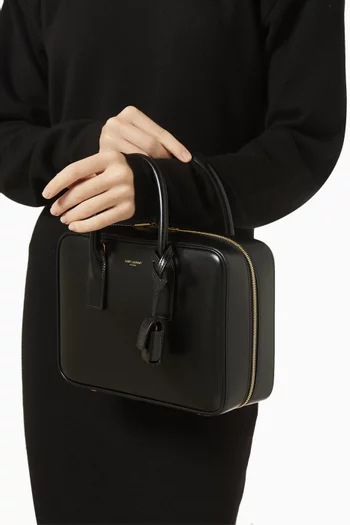 Small Sac de Jour Bauletto Bag in Leather