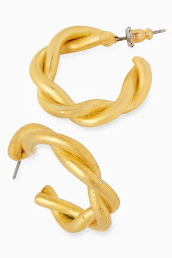 1980s Vintage Hoop Earrings
