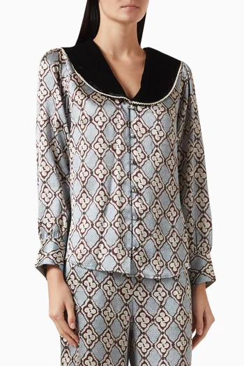 Sophie Blouse in Silk Blend