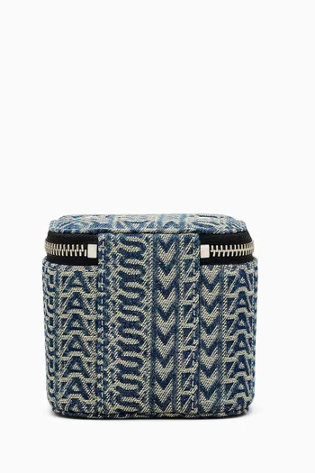 The Mini Vanity Bag in Denim