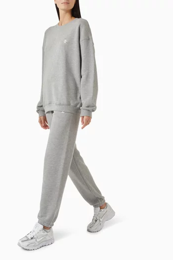 Oversized Crewneck Sweatshirt in French Terry