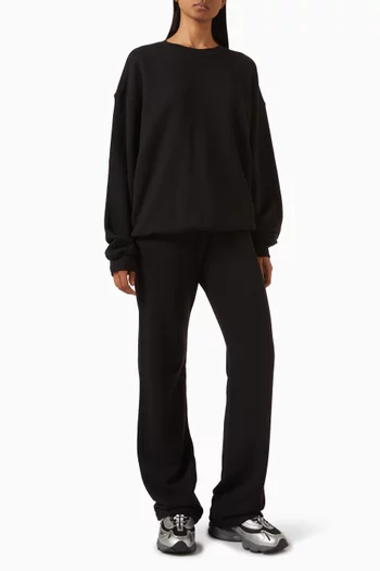 Straight-leg Sweatpants in French Terry