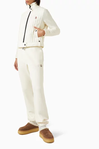 كارديغان مبطن صوف بكر