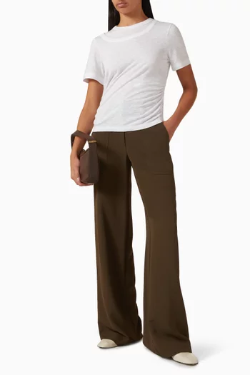 Damian Double-collar T-shirt in Jersey