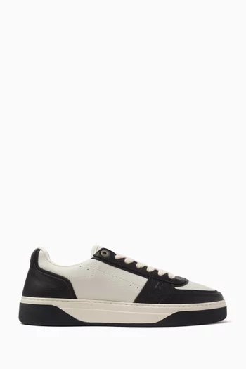 Initial Sneakers in Leather
