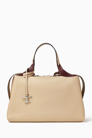 Timeless T Shoulder Bag in Leather