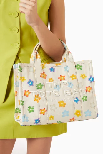The Medium Daisy Tote Bag in Canvas