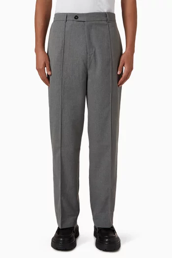 Everyday Pleated Pants in Twill