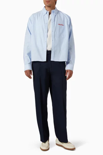 Everyday Pleated Pants in Twill