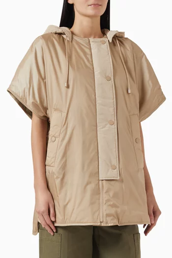 Riva Padded Jacket in Silk-blend