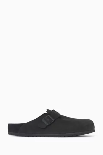 حذاء بوسطن إكسكويزيت مفتوح من الخلف جلد نوبوك