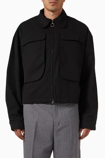 Big Pocket Jacket in Twill