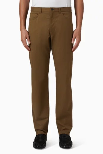 5-pocket Pants in Twill Stretch