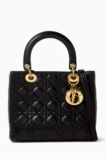Medium Lady Dior in Leather