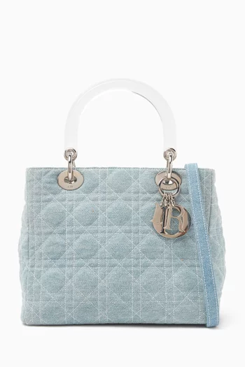 Medium Lady Dior Bag in Denim