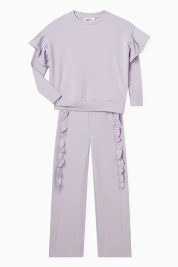 Abbey Ruffle Sweatpants