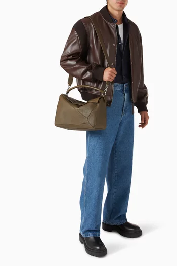 Large Featherlight Puzzle Bag in Nappa Lambskin