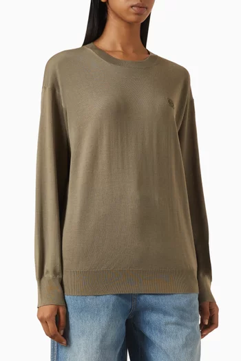 Anagram Sweater in Wool Blend