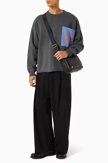 Anagram Pocket Sweater in Knit