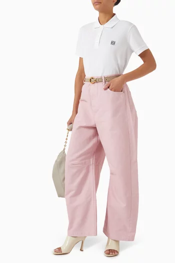 Trapeze Polo Shirt in Cotton Piqué