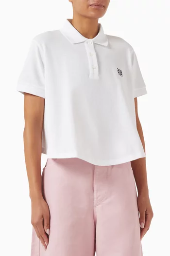 Trapeze Polo Shirt in Cotton Piqué