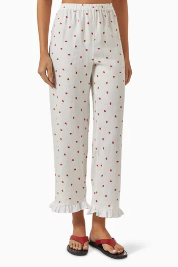 Puff Lounge Pants in Linen