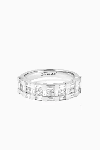 Splendore Diamond Ring in 18kt White Gold
