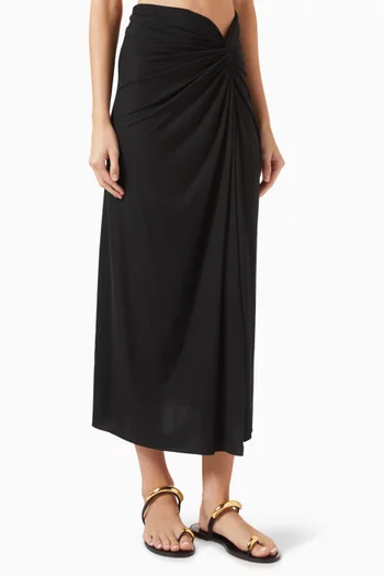 Karen Midi Pareo Skirt