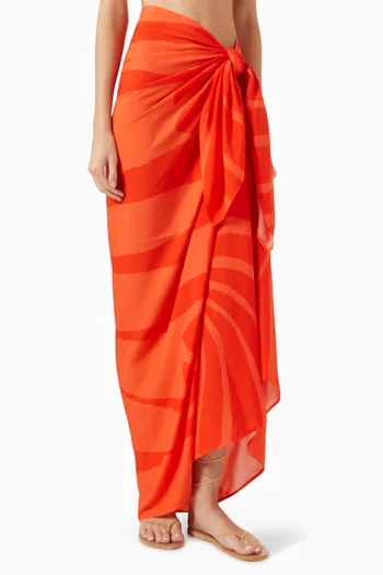 Printed Sarong in Viscose