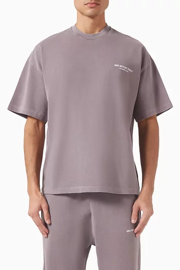 تي شيرت بعبارة Design Studio قطن