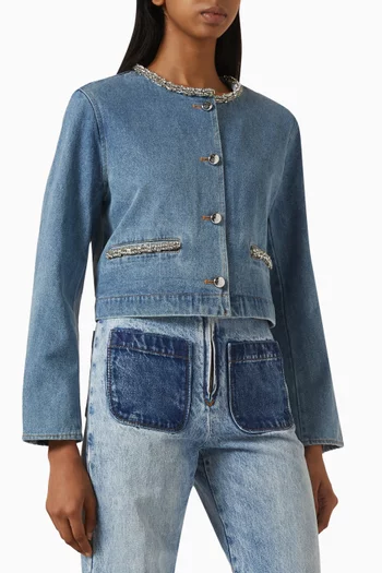 Erzelia Jacket in Cotton-denim
