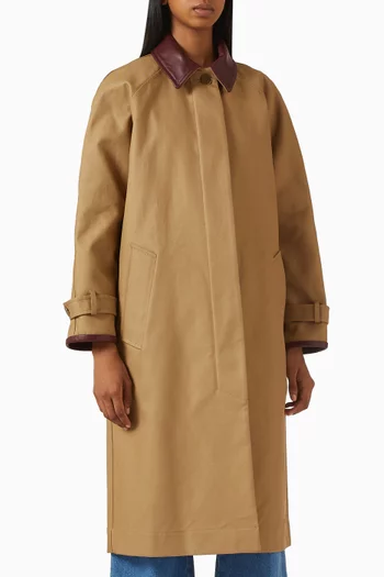 Joey Trench Coat in Cotton