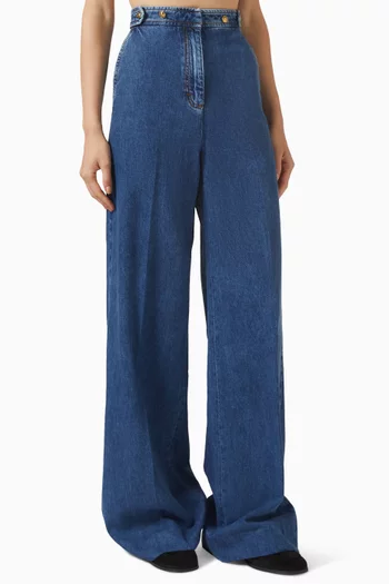 Athenes Wide-leg Jeans in Denim