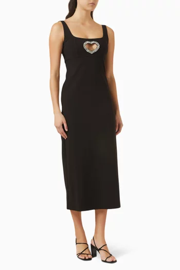 فستان سيينا مطرز بالكريستال