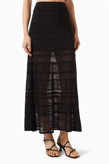 Palma Knit Skirt in Viscose Blend