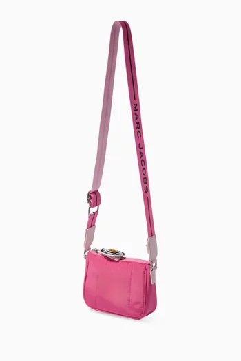 Logo-patch Crossbody Bag in Canvas