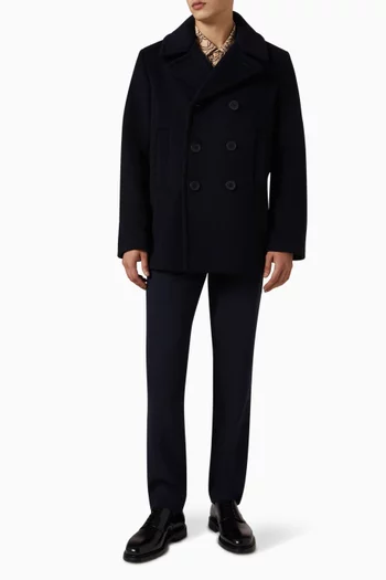 Peacoat in Wool Blend