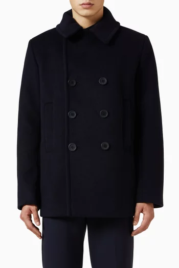 Peacoat in Wool Blend