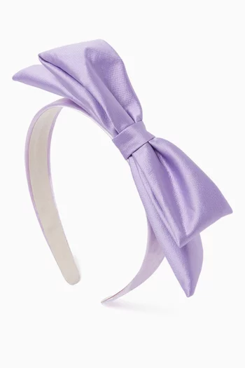 Bow Hairband in Satin