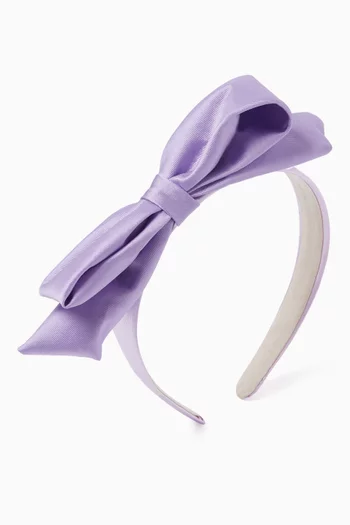 Bow Hairband in Satin