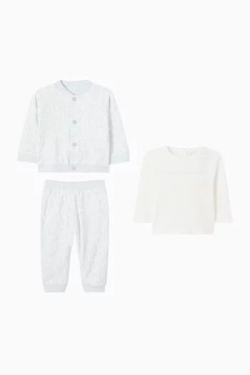 طقم هدايا بتصميم بوجهين، 3 قطع