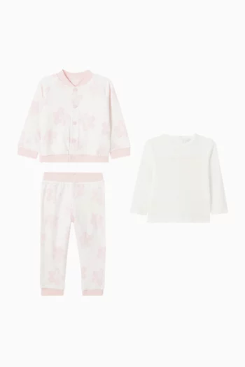 طقم هدايا بتصميم بوجهين، 3 قطع