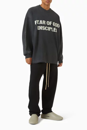 Relaxed Sweatpants in Cotton