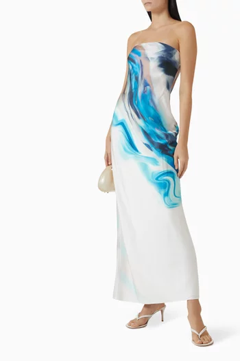 Nessa Dress in Satin