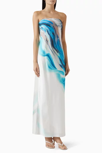 Nessa Dress in Satin