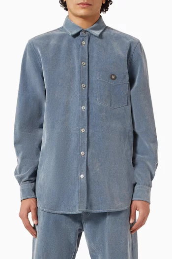 Logo Shirt in Denim